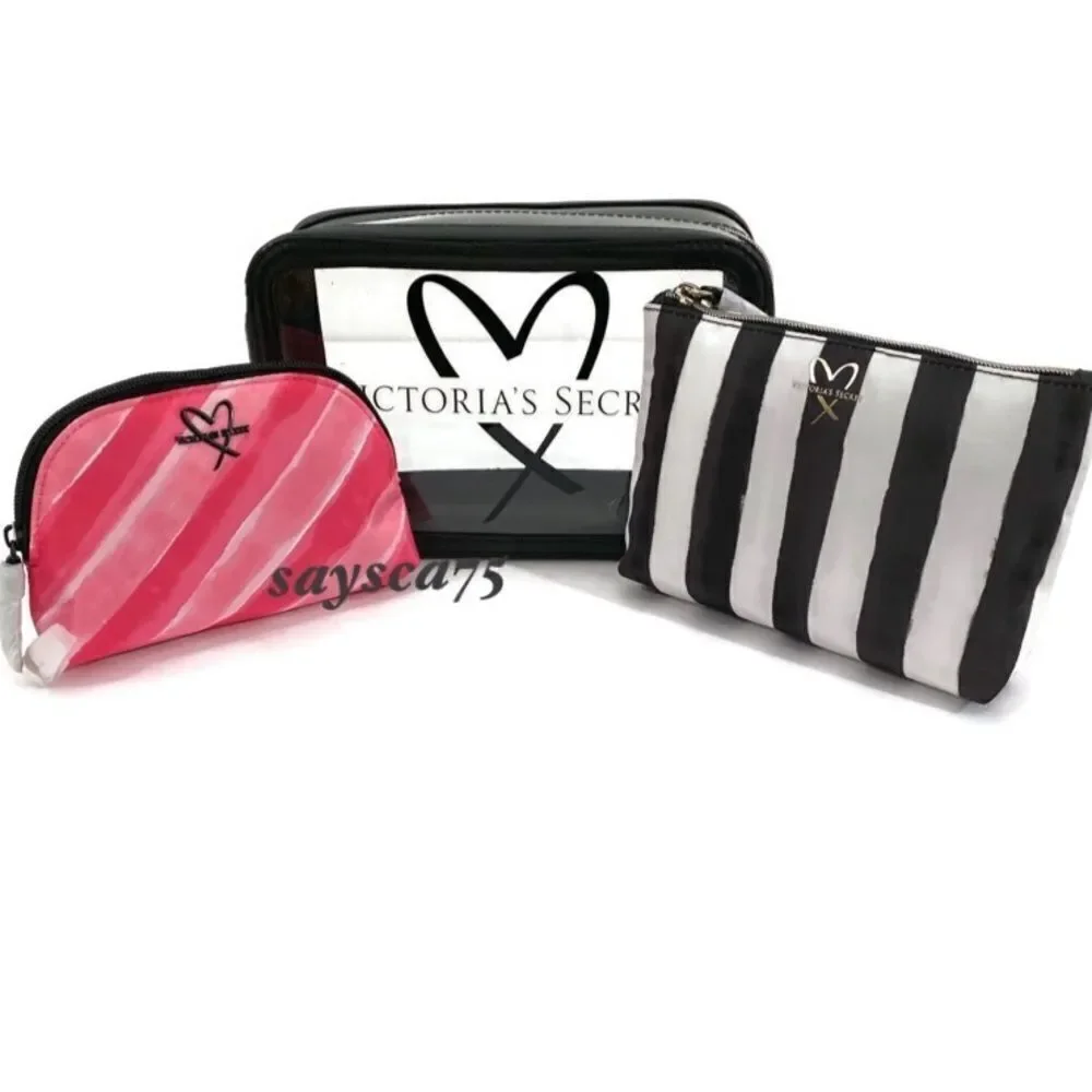 Victoria’s Secret trio makeup cosmetics bags set